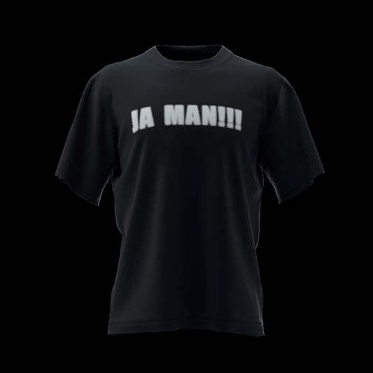 JA MAN!!! SHIRT WEISS